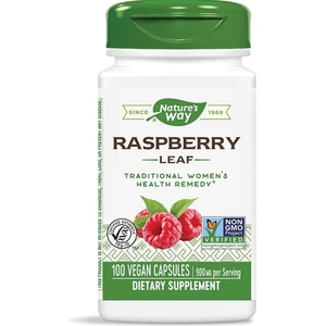 Nature's Way Raspberry Leaf, 450 mg, 100 капсули, Nature's Way