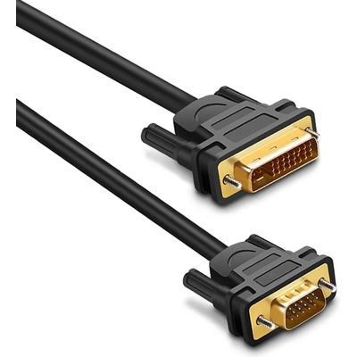 DeTech Кабел DeTech DVI-VGA, 1.5M, Черен - 18246 (18246)