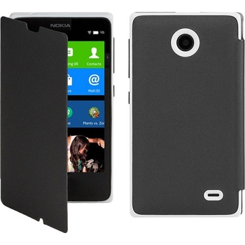 Nokia Калъф за Nokia X, Flip cover, черен (NOKIA-XBK)