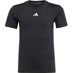 adidas Детска спортна тениска Adidas Kid's Techfit Tee Sport shirt - Black / White - размер 164 (EU) (704-5272-0115)