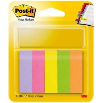 3M Záložky Post-it papierové 15x50mm