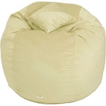PUFRELAX Комплект, Барбарон и декоративна възглавница, 600л. , King Size - Lemon, Перящ се калъф, Трансформира се в легло, Пълнеж с микс от мемори пяна и дунапрен, Гама Premium, 8059 (PUF-M-KP-PT-LE) - topmall