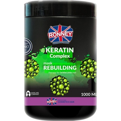 Ronney KERATIN Complex Obnovujúca maska pre krehké vlasy 1000 ml