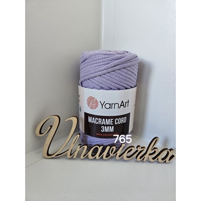 YarnArt Macrame Cord 3mm -765 fialová