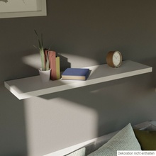 Linder Exclusiv Nástenná polica 80x23,5 cm Biela