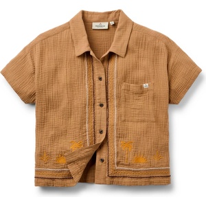 Passenger Дамски къси панталони Passenger Women's Waveney Short Shorts - Caramel Brown (112-4155-0114)