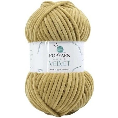 POPYARN Pletací příze Velvet B018 - béžová