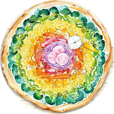 Ravensburger 173471 Pizza 500 dielov