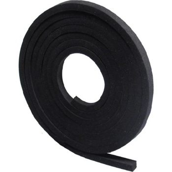 Trelleborg Profil mikroporézní čtvercový 5x5 mm, EPDM, -40°C až +100°C černý dvouproud