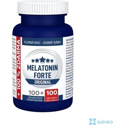 Clinical Melatonin FORTE Original 100 tablet + 100 tablet – Zbozi.Blesk.cz