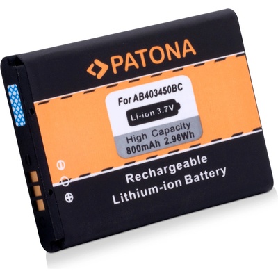 PATONA Батерия за Samsung Beat / Shark 3 / AllureS, 800 mAh (3029)