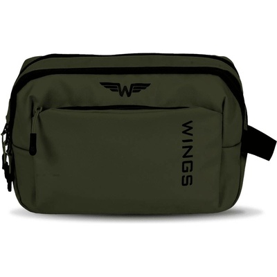 Wings Wings kosmetická taška ROOK tmavě zelená