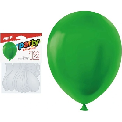 UNIPAP balónek nafukovací sáček standard 26cm zelený 8000189 583051