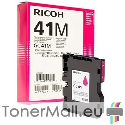 Ricoh Мастилена касета RICOH GELJET GC 41M Magenta