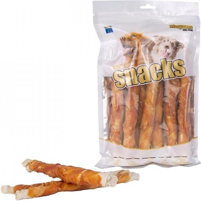 Magnum Dog Food XXL Chicken Roll on Rawhide Stick 500 g