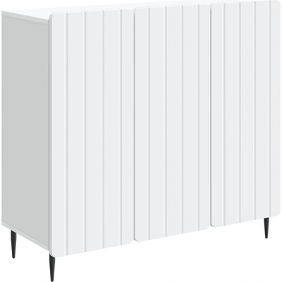 vidaXL Служебен шкаф Бяло 89 x 34, 5 x 82 см Инженерна дървесина (894415)
