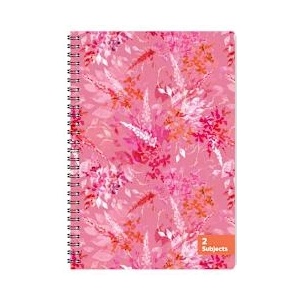 Sentio Тетрадка със спирала B5, 70 листа, 2 теми Pink Floral