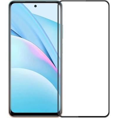 Извит 3D удароустойчив стъклен протектор покриващ целия екран марка MOFI за Xiaomi Mi 10T Lite - цвят черен
