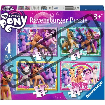 Ravensburger My Little pony 4v1 12,16,20,24 dielov