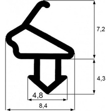 DAB Trade Těsnění KAL-8 Aluplast (TPS)