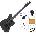 PSD Guitars JM-100M Premium SET Matte Black Електрическа китара