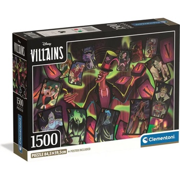 Clementoni - Puzzle Disney Villains - 1 500 piese