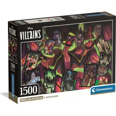 Clementoni - Puzzle Disney Villains - 1 500 piese