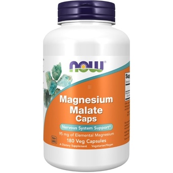 NOW Magnesium Malate Caps, 840 mg, 180 капсули, Now