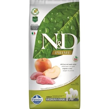 N&D Prime Adult Medium-Maxi Wild Boar & Apple 12 kg