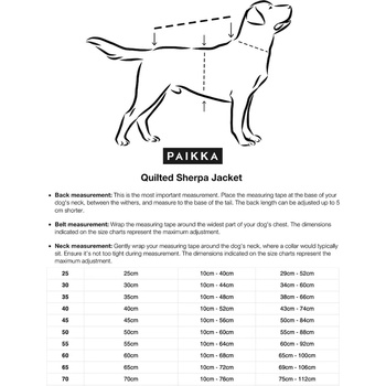 PAIKKA Кучешко палто PAIKKA Quilted Sherpa Jacket 76 x 68 x 1, 75 cm (1046066)
