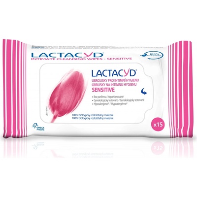 Lactacyd ubrousky Sensitive 15 ks