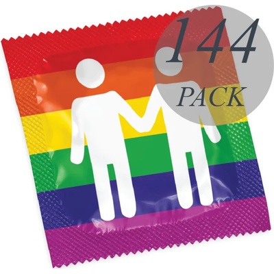 Презервативи, цветовете на дъгата, 144 броя - Pasante Pride (D-225583)