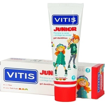 Dentaid Vitis Гел паста за зъби Junior, Tutti Frutti, над 6 години, 75 ml