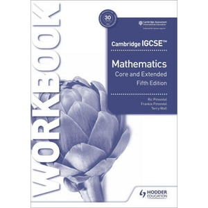 Cambridge IGCSE Core and Extended Mathematics Workbook Fifth edition | Ric Pimentel, Frankie Pimentel, Terry Wall (2023)