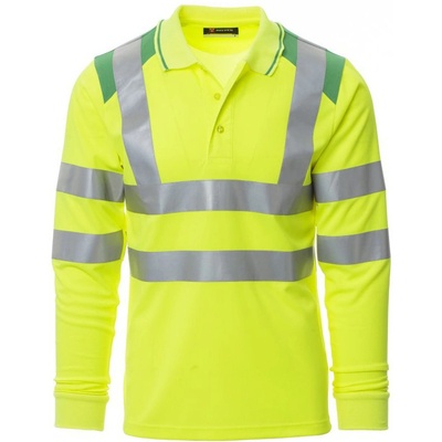 Payper GUARD+ WINTER Reflexná polokošeľa pánska Fluorescent yellow-Green S