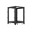 Lanberg отворена стойка 19" 15U 600x600-1100 регулируема черна (or01-6115-b)