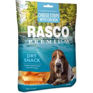 Rasco Premium Dry Snack Сирене Ленти с Пиле 230 г