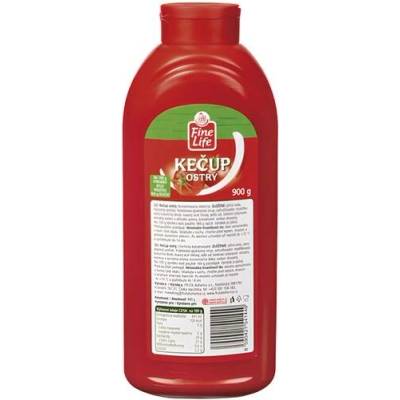 Fine Life Kečup ostrý 900 g