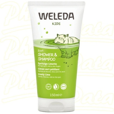 WELEDA 2v1 sprch.krém a šamp.Veselá limetka 150 ml