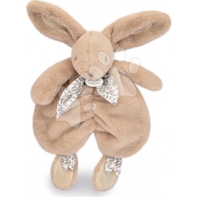 Plyšový zajačik na maznanie Bunny Comforter Sand Beige Doudou et Compagnie v darčekovom balení béžový 29 cm od 0 mes