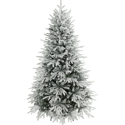 Vánoční stromek HOMCOM posetý sněhem 180 cm s 1920 špičkami, skládací systém, umělý