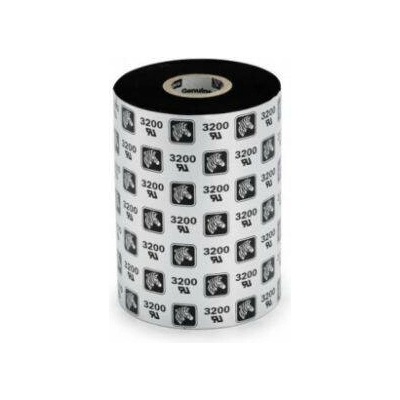 Wax Ribbon, 110mmx450m, 2300; Standard, 25mm core, 12/box (02300BK11045)