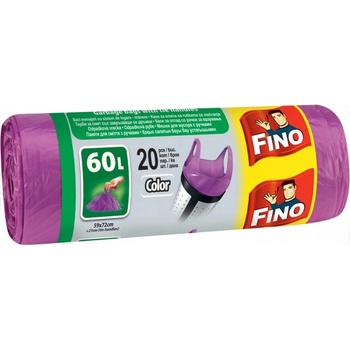 Fino Vrecia zaväzovacie Easy pack 60l 18 µm 20 ks modré