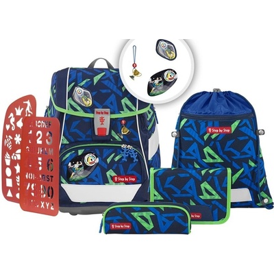 Hama Školní aktovka/batoh 2IN1 PLUS – 6dílný set Step by Step Soccer Ben