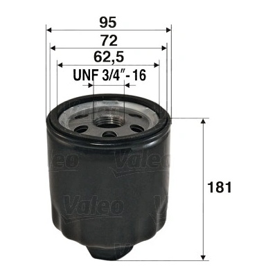 Olejový filter VALEO 586056