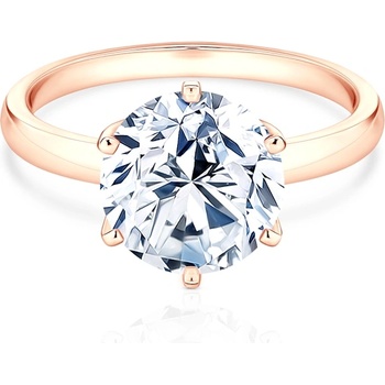 SAVICKI Годежен пръстен savicki: розово злато, диамант