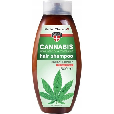 Konopný šampón Palacio Cannabis s rozmarínom 500 ml
