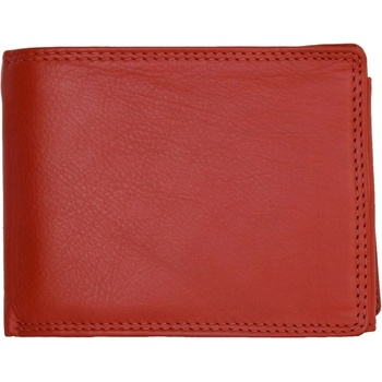 HMT pánská celá kožená peněženka červená