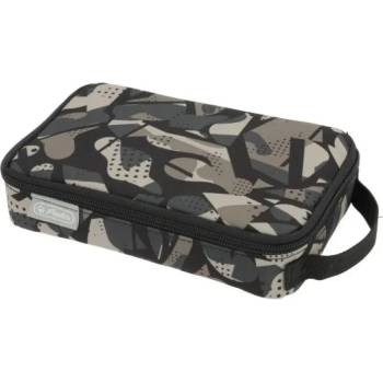 Herlitz Ученически несесер празен, с дръжка, 2Go, мотив Camo Grey - Herlitz