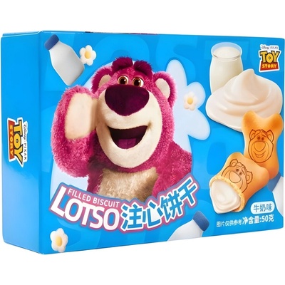 Binqi & Disney Lotso Milk Filled Biscuit 50 g